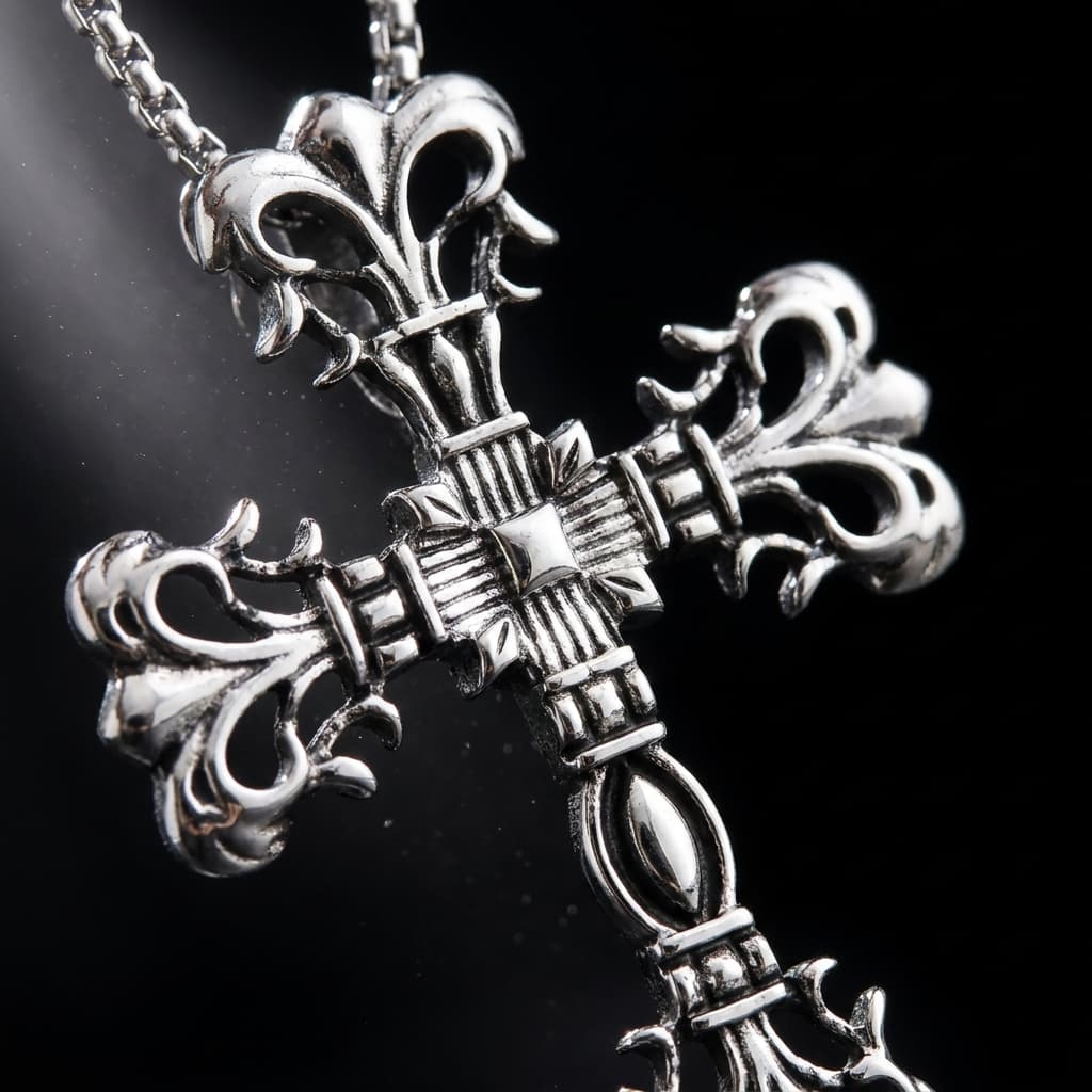 ORNATE CROSS CHAIN